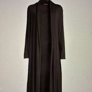 The Row Doppo Long Cardigan -Black